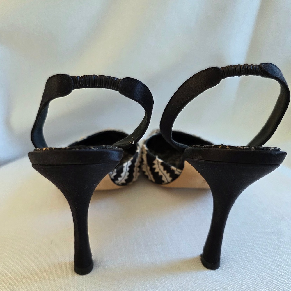 Manolo Blahnik B/W heels - Picture 5 of 8